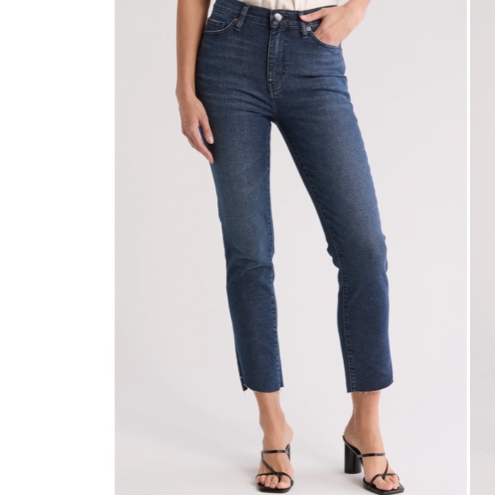 FRAME Le High Waist Straight Leg Jeans Size 26, CRAFTY CASCADE - Picture 4 of 4